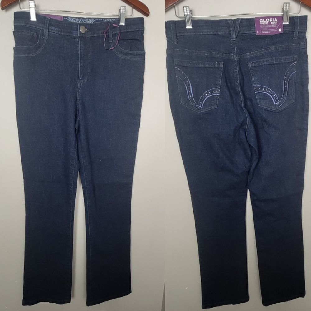 Gloria Vanderbilt Perfect Fit Comfort Waist Slim Boot Cut 8